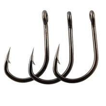 Load image into Gallery viewer, Fishhook 100pcs Fishing Hooks Set Carbon Steel Single Circle Fishhook Fly Fishing Jip Barbed Carp Hooks Sea Tackle Accessories
