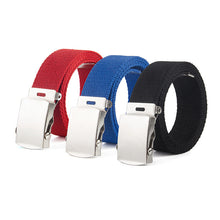 Load image into Gallery viewer, Universal Pant Belt Thickened Rolling Buckle Canvas Belt Men's Clothing Belt

