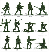 Load image into Gallery viewer, 100pcs/lot Hot Bag Soldier Toys 12 stype Static Small Soldier Person Military Model Children Toys Whole Mixed Batch
