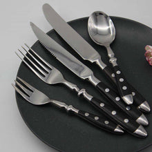 Load image into Gallery viewer, Knife, Fork and Spoon Suit Hotel Western Food Stainless Steel Knife, Fork and Spoon Creative Students' Box-Packed Tableware
