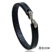 Load image into Gallery viewer, Retro Simple Cattle Leather Bracelet Ornament Fashion All-Match Punk Rock Leather Bracelet
