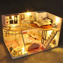 Load image into Gallery viewer, DIY Doll Mini Room Pink Handmade Girls' House
