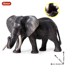 Load image into Gallery viewer, Elephant Animal Model Set African Elephant Mammoth Plastic Solid Hand-Made Model Toy Children's Educational Toy

