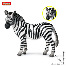 Load image into Gallery viewer, Zebra Model Simulation Wild Animal Children Decoration Toys Learning Education Model
