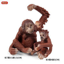 Load image into Gallery viewer, Wild Animal Model Toys Decoration Solid Tiger Lion Hippo Rhinoceros Elephant Panda Cow Set Children's Toy
