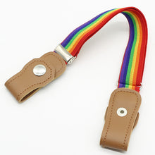 Load image into Gallery viewer, Children's Belt Baby Elastic Belt Boys and Girls Elastic Pants Belt Children Anti-Drop Pant Belt Snap Button
