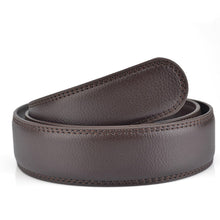 Load image into Gallery viewer, Men's 2-Layer Automatic Buckle Belt Headless Leather Belt Leather Belt
