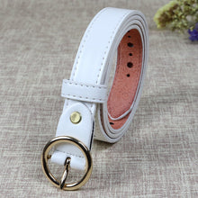 Load image into Gallery viewer, Belt Women's Korean-Style Simple White Student Universal Jeans Decorative All-Match Black
