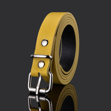 Load image into Gallery viewer, Simple All-Match Pu Small Belt Belt Student Pant Belt Children's Leather Belt
