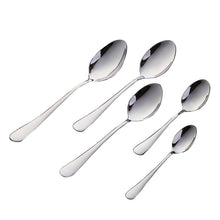 Load image into Gallery viewer, Stainless Steel Tableware Spoon Kitchen Hotel Spoon Household Eating Soup Spoon Coffee Spoon
