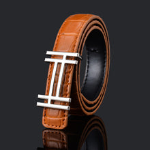 Load image into Gallery viewer, Pattern Fashion Men's and Women's Belt Business Smooth Buckle Pant Belt
