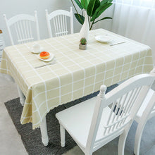 Load image into Gallery viewer, PVC TableCloth Waterproof Oil-Proof Fresh Plaid Tablecloth
