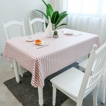 Load image into Gallery viewer, PVC TableCloth Waterproof Oil-Proof Fresh Plaid Tablecloth

