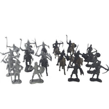 Load image into Gallery viewer, Medieval Ancient Soldier Warrior Cavalry Knight War Horse War Ornaments Military Ancient Soldier Model Toy
