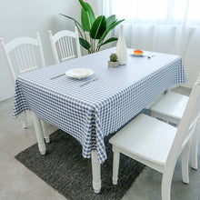 Load image into Gallery viewer, PVC TableCloth Waterproof Oil-Proof Fresh Plaid Tablecloth
