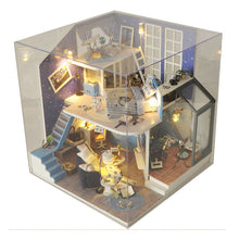 Load image into Gallery viewer, Girls Christmas gifts DIY doll house handmade model store house
