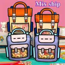 Load image into Gallery viewer, 10PCS~100PCS Plastic Cartoon Portable Ziplock Bags Kindergarten Child Snack Wedding Sugar Gifts Birthday Present Handbag Pouches
