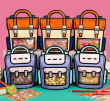 Load image into Gallery viewer, 10PCS~100PCS Plastic Cartoon Portable Ziplock Bags Kindergarten Child Snack Wedding Sugar Gifts Birthday Present Handbag Pouches
