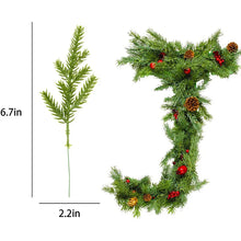 Load image into Gallery viewer, 10PCS Artificial Plants Cheaper 2023 Christmas Tree Pine Needles New Year Decorations for Home Scrapbooking Diy Gifts Candy Box
