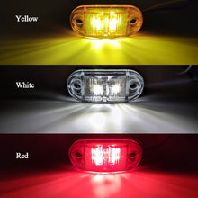 Load image into Gallery viewer, 10PCS Warning Light LED Trailer Camion Orange 12V 24V LED Side Marker Truck Accesorios Parking Lights for Truck Parts
