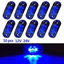 Load image into Gallery viewer, 10PCS Warning Light LED Trailer Camion Orange 12V 24V LED Side Marker Truck Accesorios Parking Lights for Truck Parts
