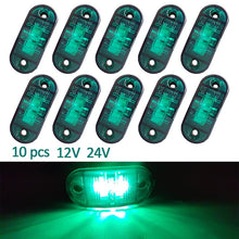 Load image into Gallery viewer, 10PCS Warning Light LED Trailer Camion Orange 12V 24V LED Side Marker Truck Accesorios Parking Lights for Truck Parts
