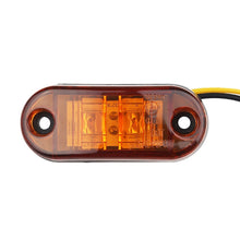 Load image into Gallery viewer, 10Pcs Amber 2 Led Oval Clearance Trailer Lights Car Truck Side Marker Tail Lamp 12V 24V LED Truck Accessories
