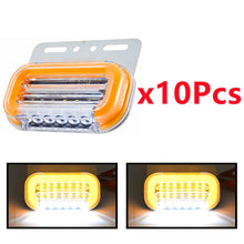 Load image into Gallery viewer, 10Pcs Trailer Clearance Lights 24V LED Marker Lights For Trucks Lighting Van Side Lights Red White Amber Blue Green
