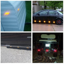 Load image into Gallery viewer, 10Pcs Truck Trailer Side Marker Indicators light Car Signal Brake Rear Warning Tail Light LED 12V 24V Warning Lamp
