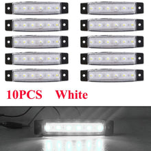 Load image into Gallery viewer, 10Pcs Truck Trailer Side Marker Indicators light Car Signal Brake Rear Warning Tail Light LED 12V 24V Warning Lamp

