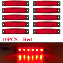 Load image into Gallery viewer, 10Pcs Truck Trailer Side Marker Indicators light Car Signal Brake Rear Warning Tail Light LED 12V 24V Warning Lamp

