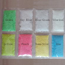 Load image into Gallery viewer, 10g Party DIY Fluorescent Super luminous Particles Glow Pigment Bright Gravel Noctilucent Sand Glowing in the Dark Sand Powder
