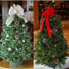 Load image into Gallery viewer, 10pc Christmas Tree Branch Christmas Decor Mini Artificial Pine Needles Garland Fake Plant DIY Xmas Festival Party home Supplies
