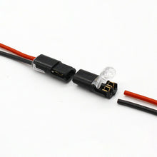 Load image into Gallery viewer, 10pcs 12v Wire Cable Plug Connector Solderless Press Terminal Connection Clamp Block E Electrical Connector Plug Quick Connect
