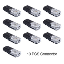 Load image into Gallery viewer, 10pcs 2pin Pluggable Wire Connector Quick Splice Electrical Cable Crimp Terminals for Wires Wiring 22-20AWG LED Car Connectors
