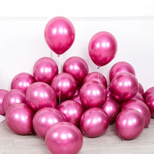 Load image into Gallery viewer, 10pcs 5/10/12inch Glossy Metal Pearl Latex Balloons Thick Chrome Metallic Colors helium Air Balls Globos Birthday Party Decor
