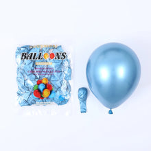Load image into Gallery viewer, 10pcs 5/10/12inch Glossy Metal Pearl Latex Balloons Thick Chrome Metallic Colors helium Air Balls Globos Birthday Party Decor
