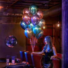 Load image into Gallery viewer, 10pcs 5/10/12inch Glossy Metal Pearl Latex Balloons Thick Chrome Metallic Colors helium Air Balls Globos Birthday Party Decor
