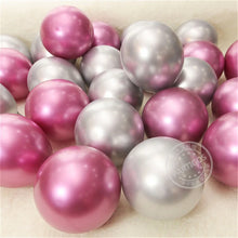 Load image into Gallery viewer, 10pcs 5/10/12inch Glossy Metal Pearl Latex Balloons Thick Chrome Metallic Colors helium Air Balls Globos Birthday Party Decor
