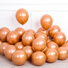 Load image into Gallery viewer, 10pcs 5/10/12inch Glossy Metal Pearl Latex Balloons Thick Chrome Metallic Colors helium Air Balls Globos Birthday Party Decor
