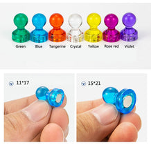 Load image into Gallery viewer, 10pcs Push pin Office thumbtack Strong Neodymium Magnets Cones magnets Super Magnet pinboard  Chess Magnetic push pins
