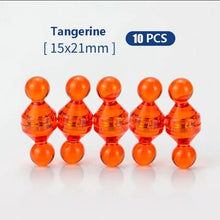 Load image into Gallery viewer, 10pcs Push pin Office thumbtack Strong Neodymium Magnets Cones magnets Super Magnet pinboard  Chess Magnetic push pins
