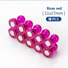 Load image into Gallery viewer, 10pcs Push pin Office thumbtack Strong Neodymium Magnets Cones magnets Super Magnet pinboard  Chess Magnetic push pins
