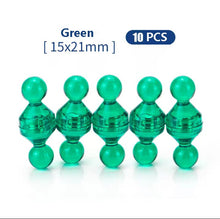 Load image into Gallery viewer, 10pcs Push pin Office thumbtack Strong Neodymium Magnets Cones magnets Super Magnet pinboard  Chess Magnetic push pins
