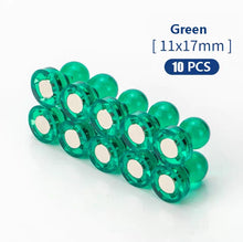 Load image into Gallery viewer, 10pcs Push pin Office thumbtack Strong Neodymium Magnets Cones magnets Super Magnet pinboard  Chess Magnetic push pins
