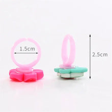 Load image into Gallery viewer, 10pcs/lot Children's Cartoon Rings Candy Flower Animal Bow Shape Ring Set Mix Finger Jewellery Rings Kid Girls Toys
