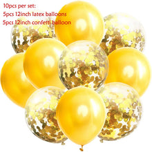 Load image into Gallery viewer, 10pcs/lot Glitter Confetti Latex Balloons Romantic Wedding Decoration Baby Shower Birthday Party Decor Clear Air Balloons
