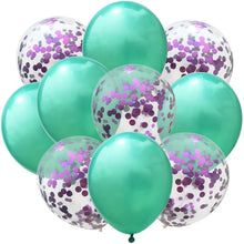 Load image into Gallery viewer, 10pcs/lot Glitter Confetti Latex Balloons Romantic Wedding Decoration Baby Shower Birthday Party Decor Clear Air Balloons

