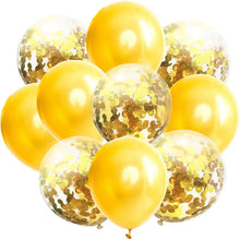 Load image into Gallery viewer, 10pcs/lot Glitter Confetti Latex Balloons Romantic Wedding Decoration Baby Shower Birthday Party Decor Clear Air Balloons
