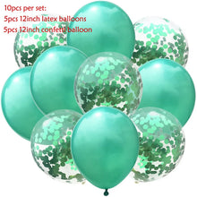 Load image into Gallery viewer, 10pcs/lot Glitter Confetti Latex Balloons Romantic Wedding Decoration Baby Shower Birthday Party Decor Clear Air Balloons
